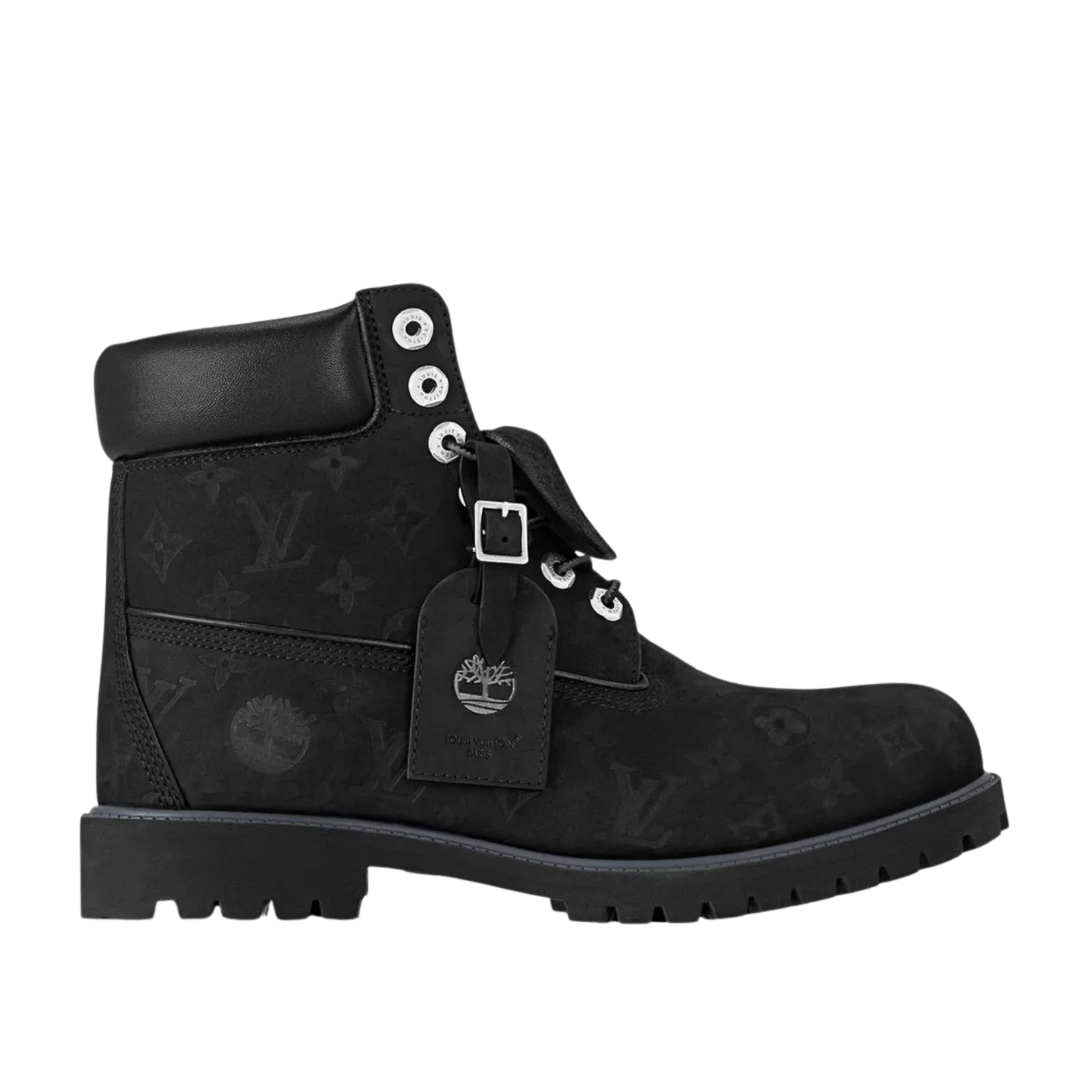 Louis Vuitton Timberland 6" Ankle Boot Black Monogram