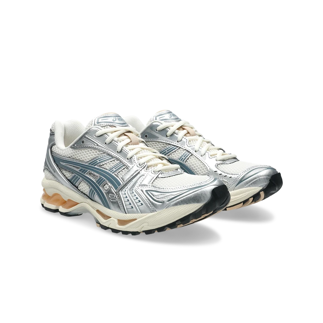 ASICS Gel-Kayano 14 Birch Pure Silver Teal Gold