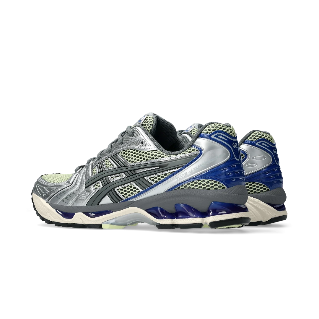 ASICS Gel-Kayano 14 Soft Yellow Asics Blue