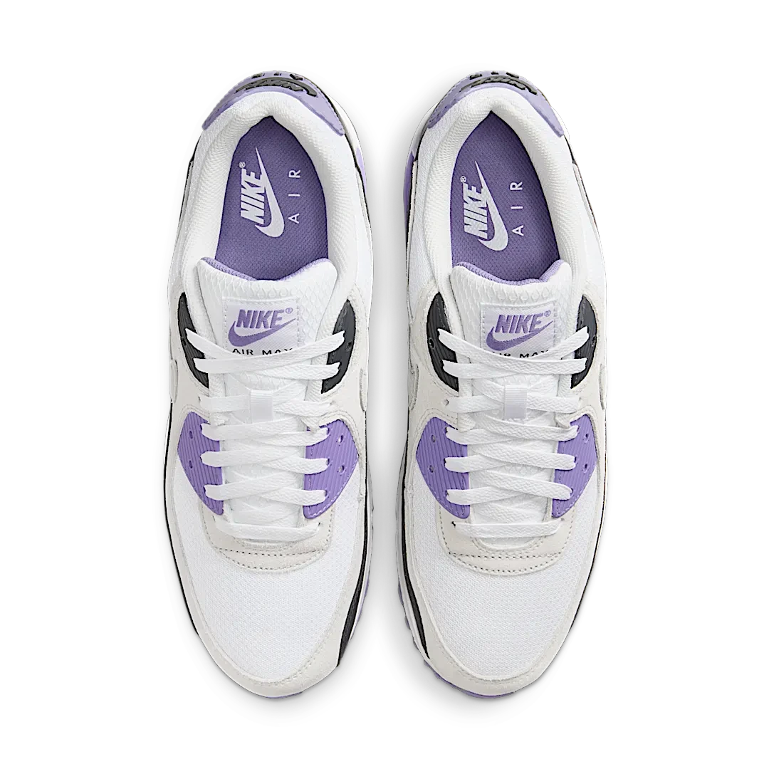 Nike Air Max 90 White Dusty Amethyst Photon Dust Light Smoke Grey