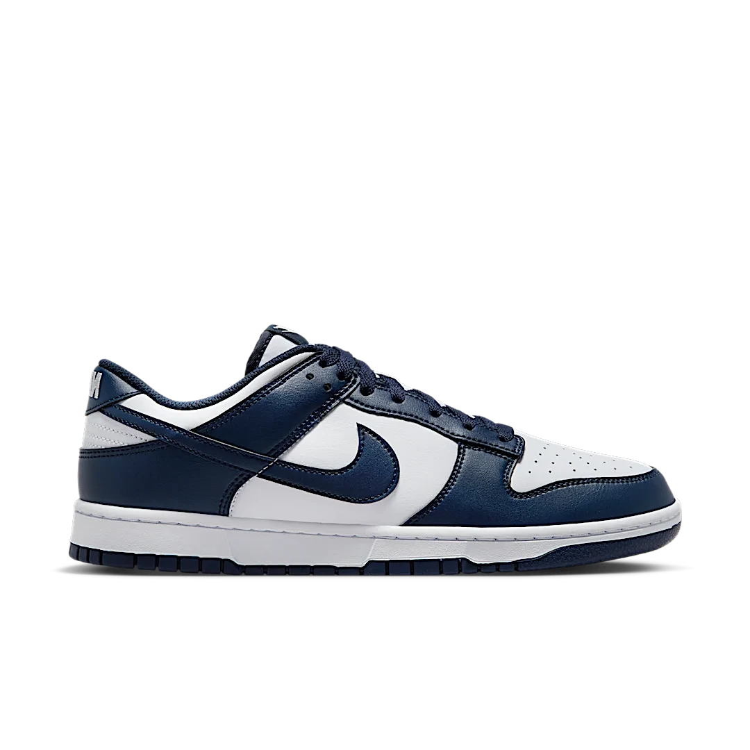 Nike Dunk Low White Midnight Navy