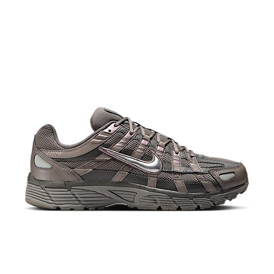 Nike P-6000 Cave Stone Medium Ash Flat Pewter Metallic Silver