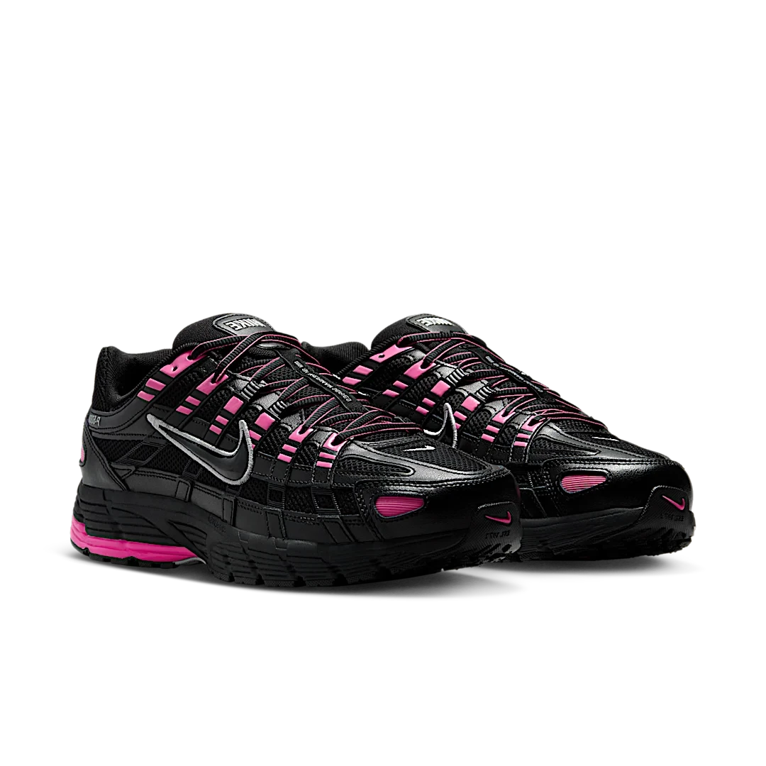Nike P-6000 Pink Blast Metallic Silver Black