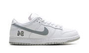 Nike SB Dunk Low Supreme 94 White Metallic Silver
