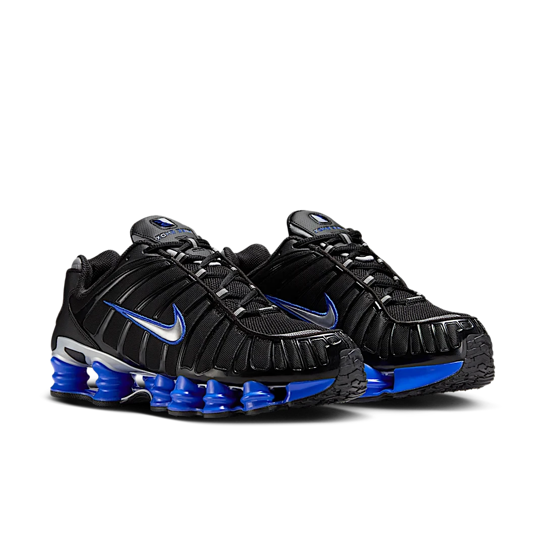Nike Shox TL Black Racer Blue Metallic Silver