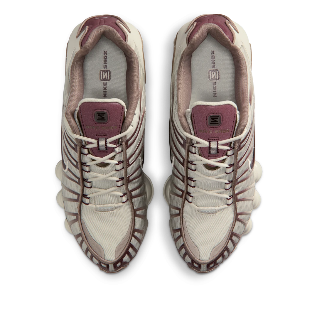 Nike Shox TL Light Bone Burgundy Crush