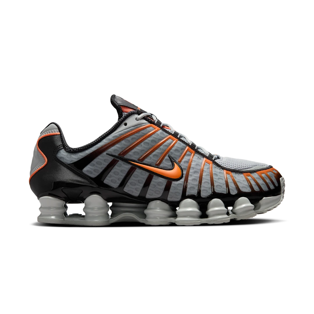 Nike Shox TL Light Smoke Grey Black Bright Mandarin