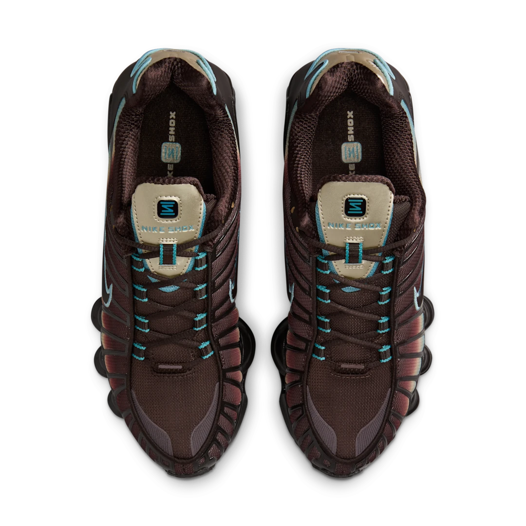 Nike Shox TL Velvet Brown Denim Turquoise