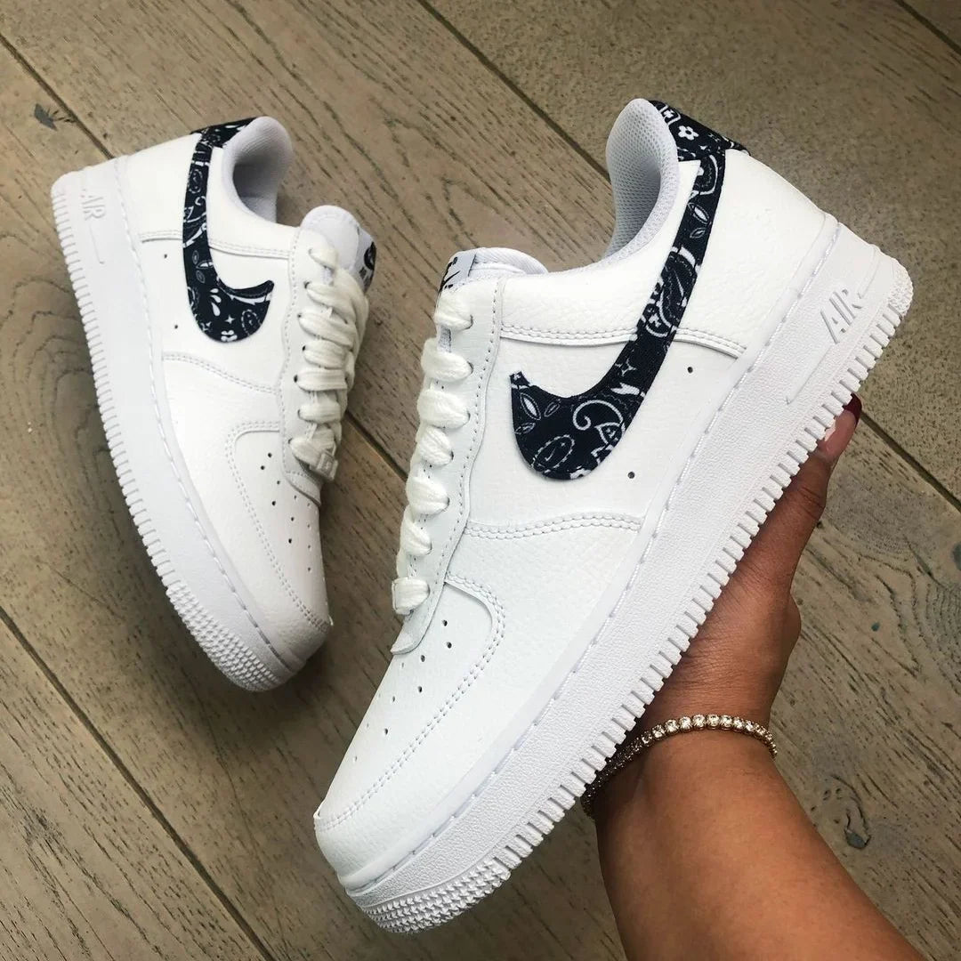 Nike Air Force 1 Low '07 Essential White Black Paisley