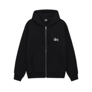 Stüssy Basic Zip Hoodie Black