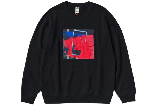 KAWS x Uniqlo Warhol Graphic 476119 Sweatshirt Black